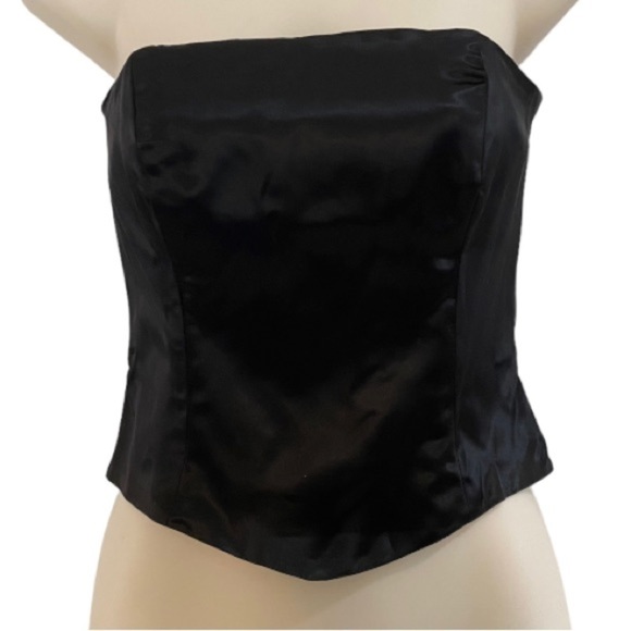 Vintage Y2K Finishing Touches Designer Sz 6 Satin Corset - Picture 2 of 7